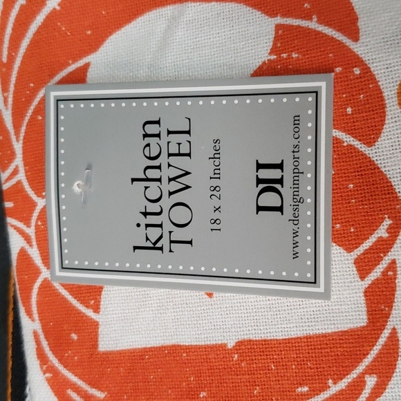 Design Imports NWT Set/2 100% Cotton Halloween Dish Towels - Picture 2 of 5